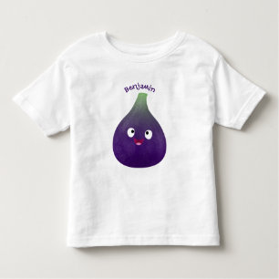 Camiseta Cartografia de fruta roxa e giro, bonita