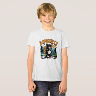 Camiseta Cartografia de Hiperligação do Urso Negro de Ashev