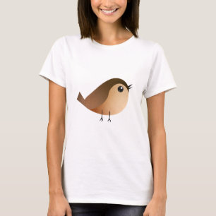 Camiseta Cartografia de Pássaro Sparrow