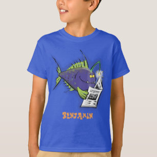 Camiseta Cartografia de peixe-anjo