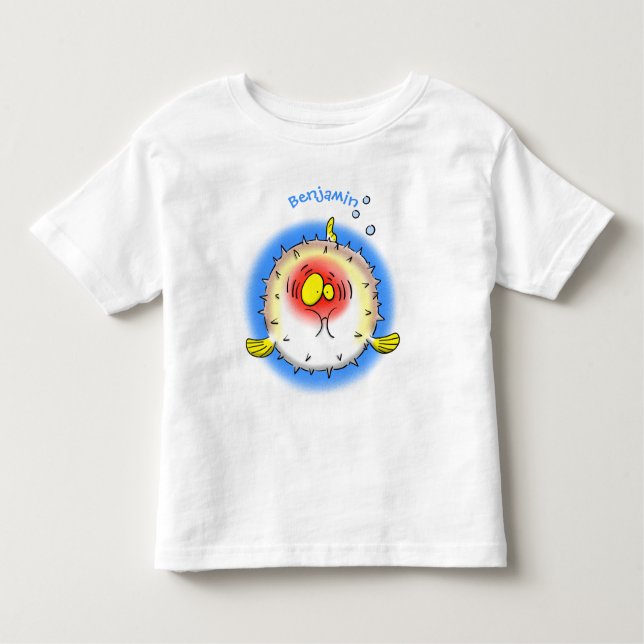 Camiseta Cartografia de peixe-porco-espinho-espinho (Frente)