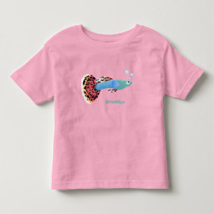 Camiseta Cartografia de peixe tropical de rico bonito