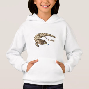 Camiseta Cartografia de répteis de lagarto azul