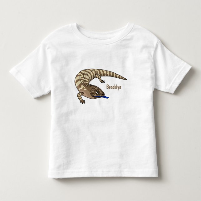 Camiseta Cartografia de répteis de lagarto azul (Frente)