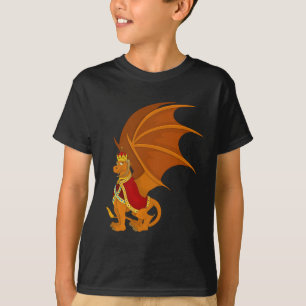 Camiseta Cartografia do dragão laranja
