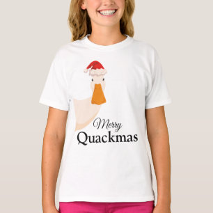 Camiseta Cartografia engraçada de Natal do Quackmas da feli