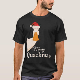 Camiseta Cartografia engraçada de Natal do Quackmas da feli