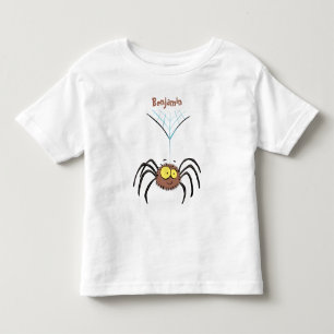 Camiseta Cartografia engraçada e fofa da aranha