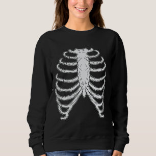Camiseta Cartografia Gaiola Humana Skeleton Bones Halloween
