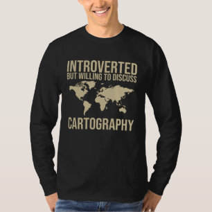 Camiseta Cartografia Geografia Mapeamento Cartografia