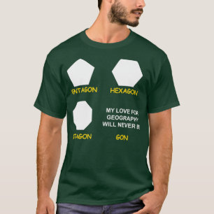 Camiseta Cartografia Geográfica Geográfica