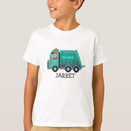 Camiseta Cartografia Lixo/Caminhão de Reciclar com Nome de