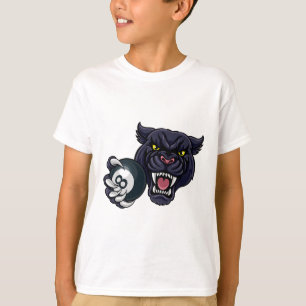 Camiseta Cartografia Panther Angry Piscina 8 Ll Billiards