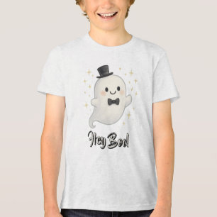 Camiseta Cartografia Suave Ei Boo fantasma Halloween