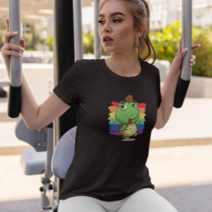 Camiseta Cartografia Turtle E Rainbow