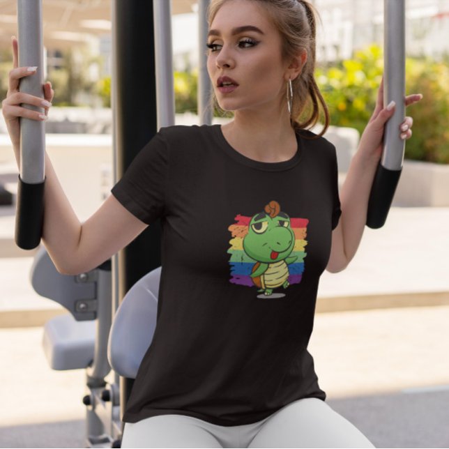 Camiseta Cartografia Turtle E Rainbow (Criador carregado)