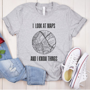 Camiseta Cartógrafo Engraçado Mapear Fazer Geográfico P