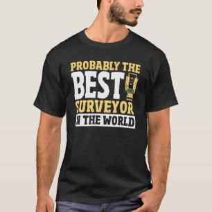 Camiseta Cartógrafo Registrador de Terras Levantamento de