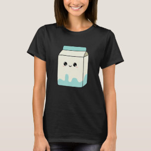 Camiseta cartonagem de leite - fofo - engraçado - bonito -