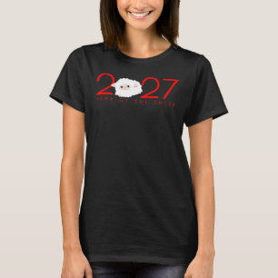 Camiseta Cartoon 2027 Ano Novo Chinês do Carneiro