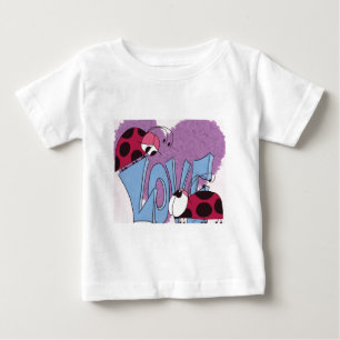 Camiseta Cartoon Adorable Ladybug Love