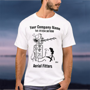 Camiseta Cartoon Aerial Fitter