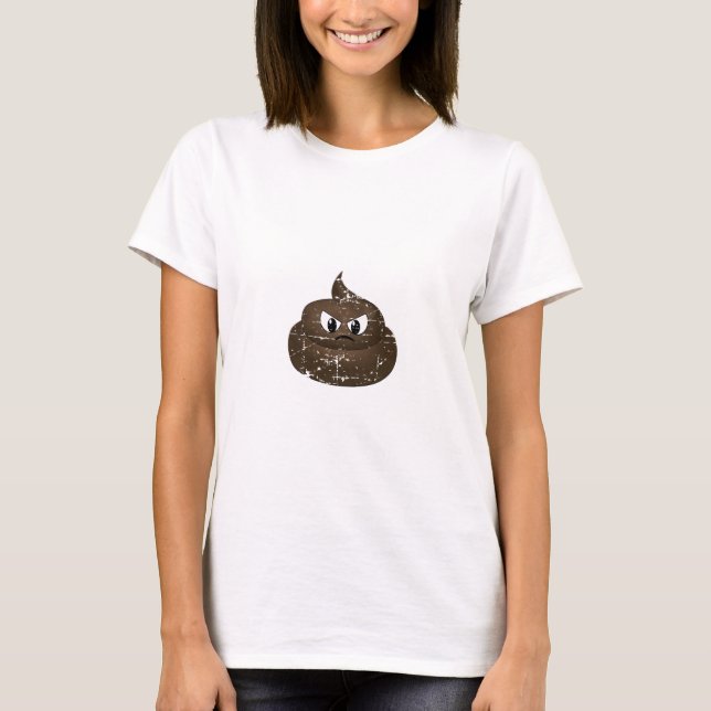 Camiseta Cartoon Afastado e Zangado (Frente)