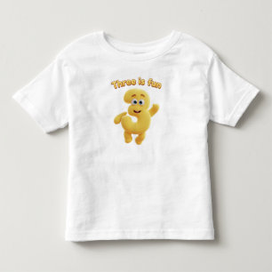 Camiseta Cartoon Alegre Número 3 "Três é Divertido"
