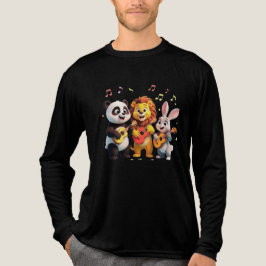Camiseta 🎵 Cartoon Animal Music Party – Fun & Cute Musical