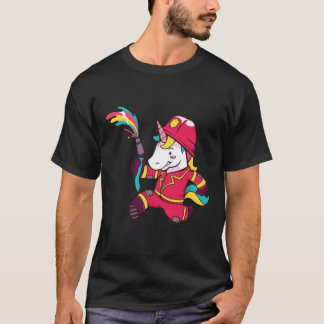 Camiseta Cartoon Arco-Íris do Unicórnio