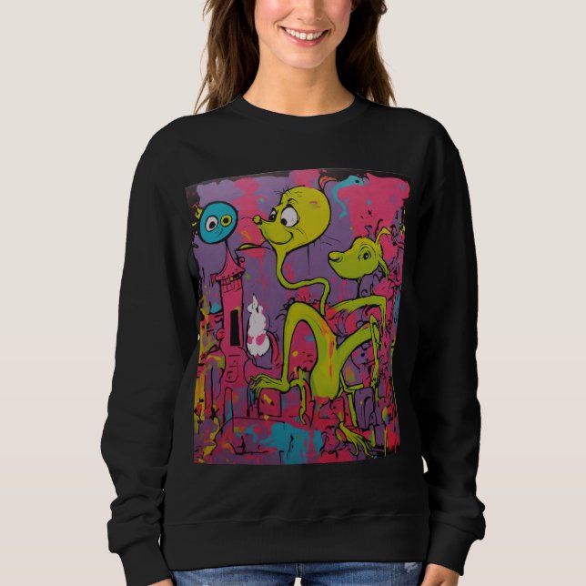 Camiseta cartoon art design (Frente)