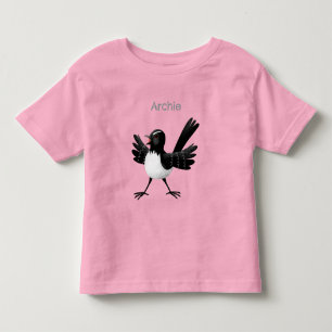 Camiseta Cartoon australiano Willie Wagtail personalizado