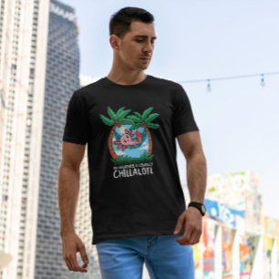 Camiseta Cartoon Axolotl para refrigeração
