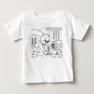 Camiseta Cartoon Bear Family e Rabit Mãe