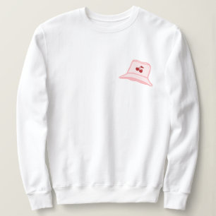 Camiseta Cartoon Bebê Rosa Coquette Cereja Bucket Hat