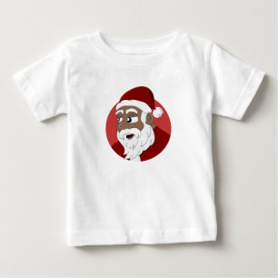 Camiseta Cartoon Black Santa Claus
