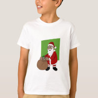Cartoon Black Santa Claus