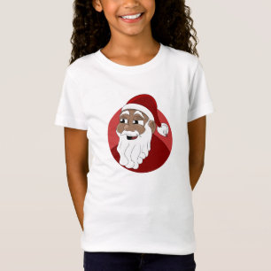 Camiseta Cartoon Black Santa Claus