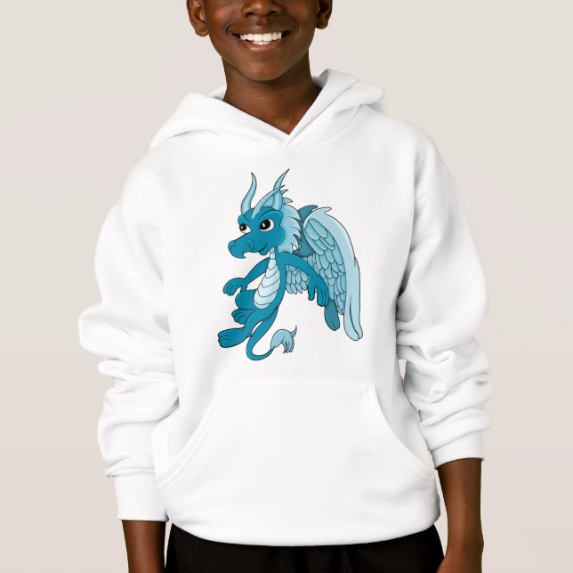 Camiseta Cartoon Blue Dragon (Frente)