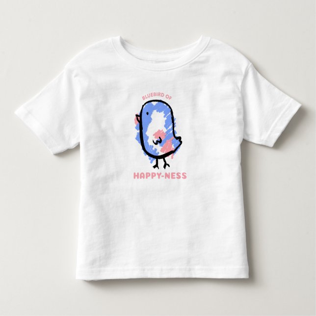 Camiseta Cartoon Bluebird (Frente)