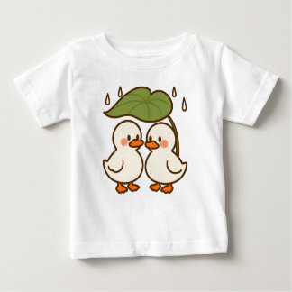 Camiseta Cartoon Bonito Ducklings Compartilhando Crianças F