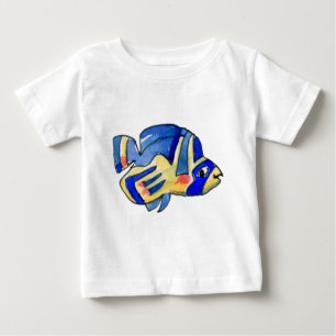 Camiseta Cartoon Borboleta Azul