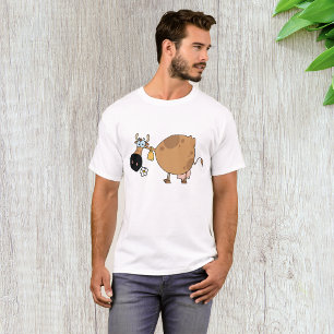 Camiseta Cartoon Brown Cow