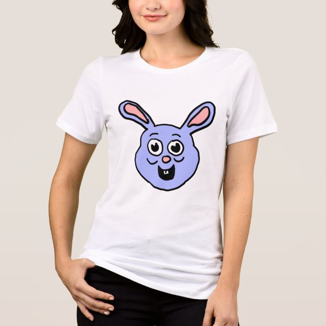 Camiseta Cartoon Bunny Head (Frente)