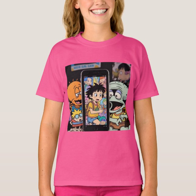 Camiseta Cartoon Camera Squidward (Frente)