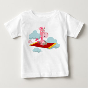 Camiseta Cartoon "Camiseta Mágica de Carpete" do Unicórn