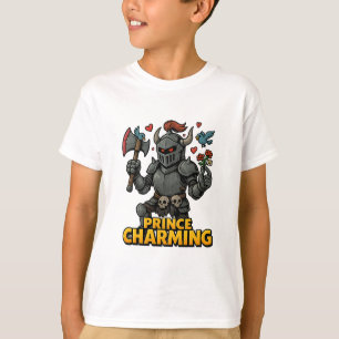 Camiseta Cartoon Cartoon Knight - "Preço encantador