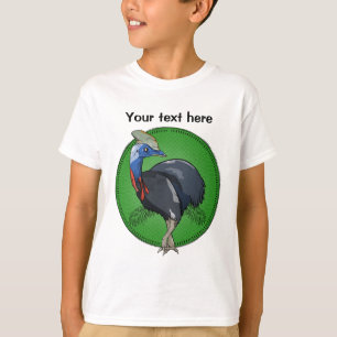 Camiseta Cartoon Cassowary