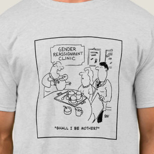 Camiseta Cartoon Clínico de Reatribuição de Gênero