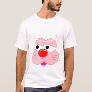 Camiseta Cartoon Coelho Engraçado - Não sou Anjo. Legal